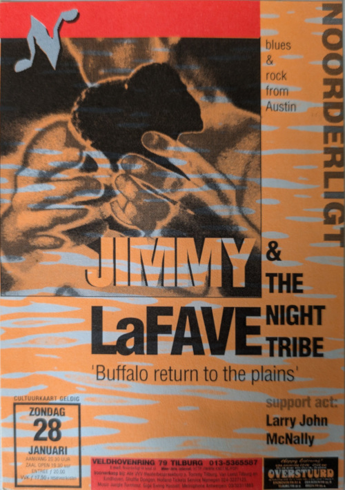 Ticket Jimmy Lafave and The Night Tribe